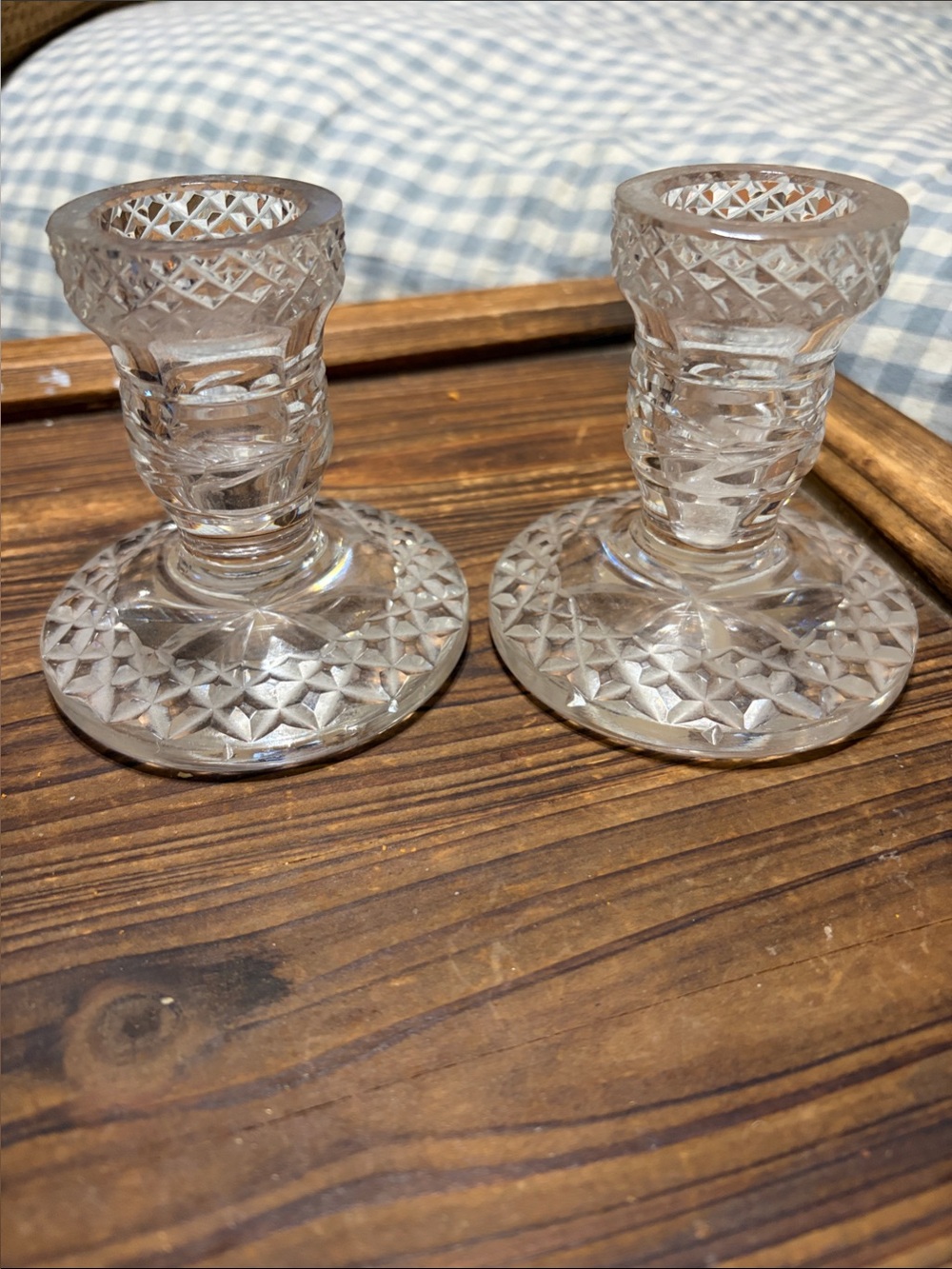 Waterford Crystal candlestick holders (set of 2)